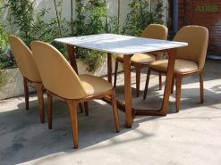 Bộ Bàn Ăn Mặt Đá 4 Ghế Grace – TKGA34